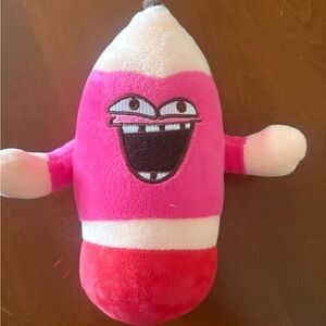 Cheerful Plush Toy - Pink and Red